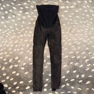 SPANX maternity High-Waisted coated leggings